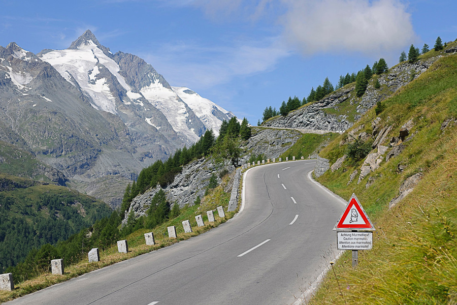 Großglockner-Hochalpenstraße ca. 7 km