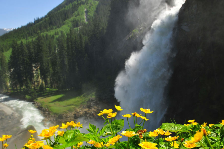 Krimml waterfalls - approx. 62 km